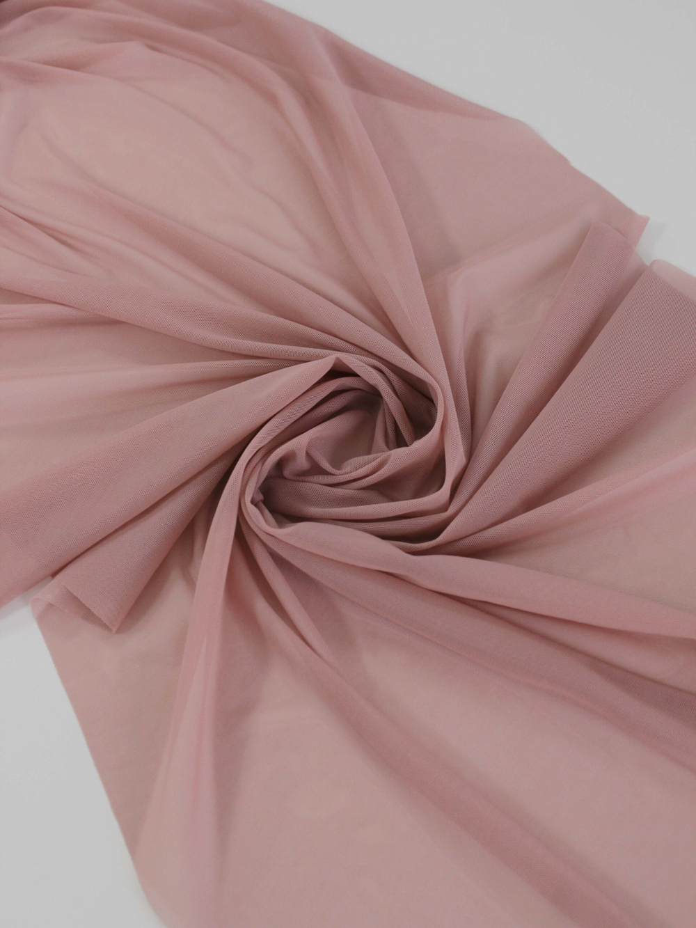 Сетка эластичная карамельно-пудровая метражом (Турция)