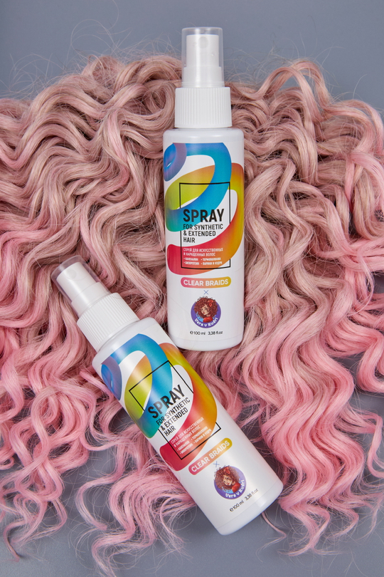 Спрей для искусственных и наращенных волос Clear Braids, 100 мл
