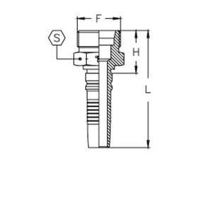 Фитинг DN 32 DKO-S (Ш) 52x2 38 Interlock