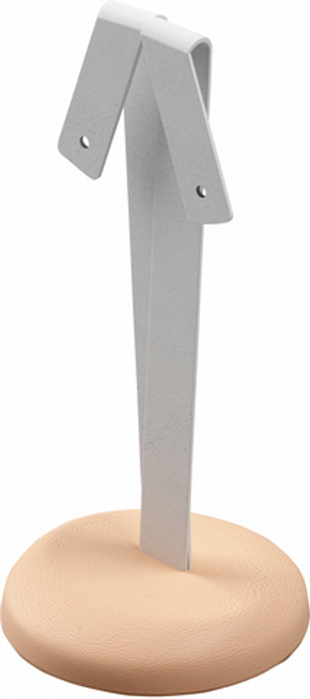 Подставка для серег/ушки/2 отверстия/круглое основание/Н-140 мм.