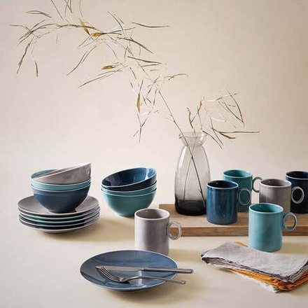 Тарелка закусочная Rosenthal Thomas Loft Moon Grey, фарфор, 21,8 см, серая