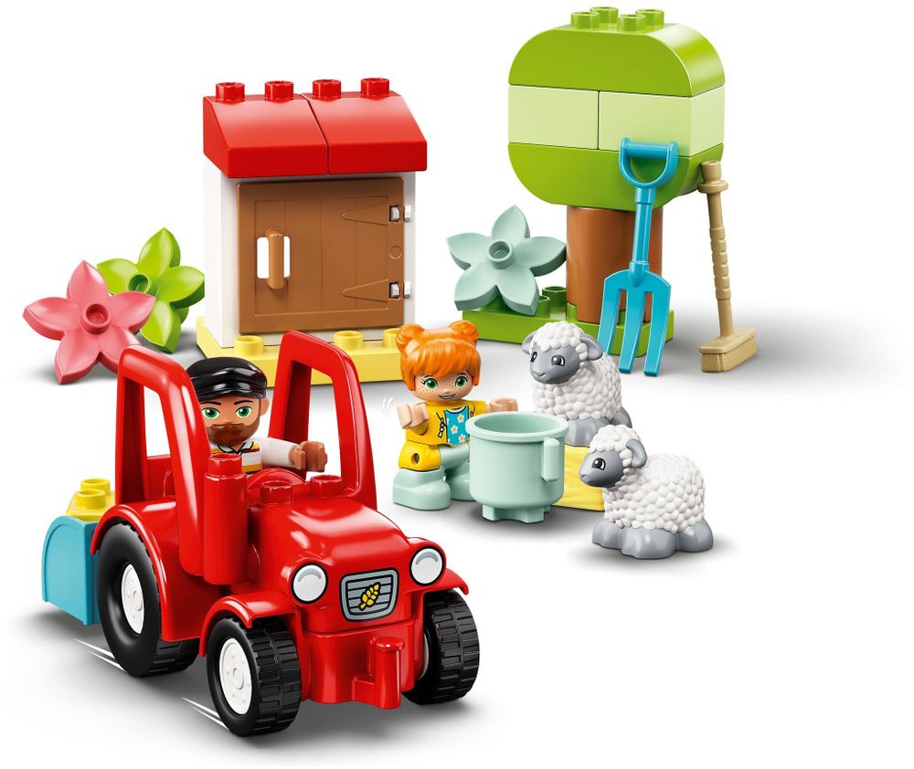 Конструктор LEGO DUPLO Town 10950 Фермерский трактор и животные