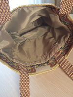 Гобеленовая сумка Букет с шиповником (39х39х12)