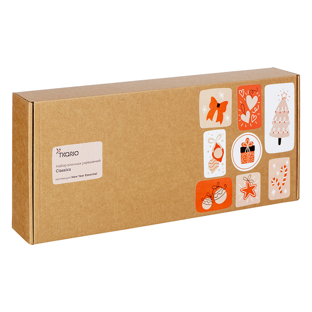 Набор елочных украшений 4шт Tkano Classics New Year Essential