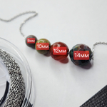 Цепочка сталь, тонкая, р-р 1.3мм, пролезают бусинки от 8 мм, цена за отрезок 50 см