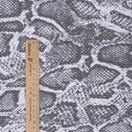 Сетка бельевая эластичная 100 г/м², шир.160 см / 3 метра.SZ025816, принт питон, цв.белый+черный /SZ025816.19/3/