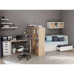 Cтеллаж Фора 16, 147*147*38 см, дуб беленый