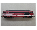 Локомотив Тепловоз HO BB Diesel Locomotive для HanFly Metal Model Train, металлические колеса, 1 поезд - HF67000-RED , полностью совместим c HO 1:87 , Возрастные ограничения от 14+