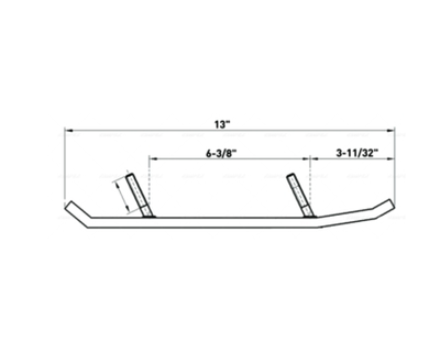 Конек лыжи для снегохода BRP
