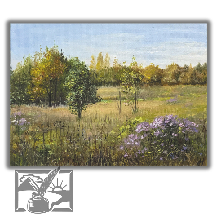 Открытка почтовая. Бабье лето