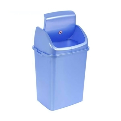 Ведро для мусора "Камелия", № 1, 4 л, голубой перламутр, РП-1011