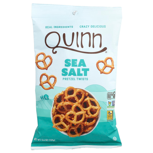 Quinn Snacks, Pretzel Twist, морская соль, 159 г (5,6 унции)