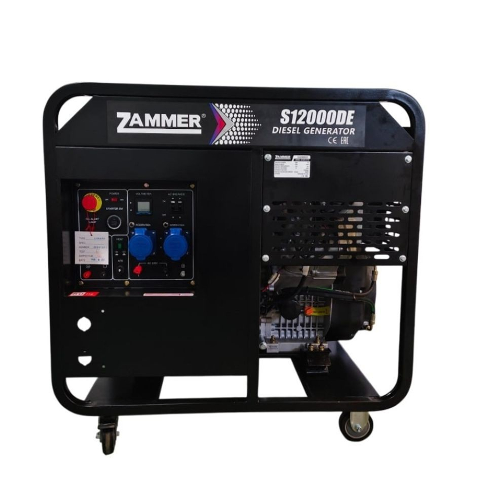 Генератор дизельный Zammer S12000DE
