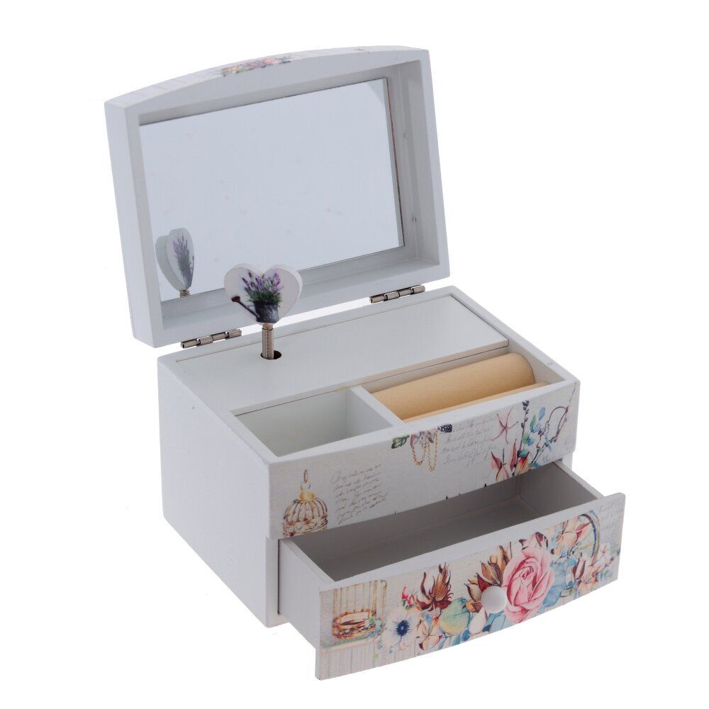 GAEM Шкатулка для украшений музыкальная, L13 W10 H9 см