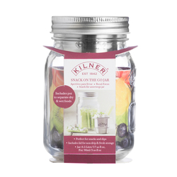 Банка с соусником On The Go 500 мл Kilner