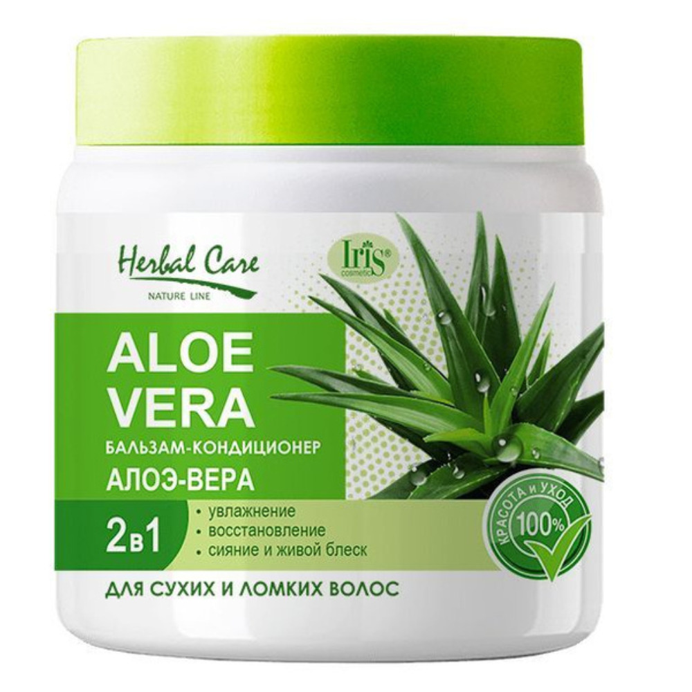 Бальзам-кондиционер IRIS Herbal Care Алоэ вера 500 мл