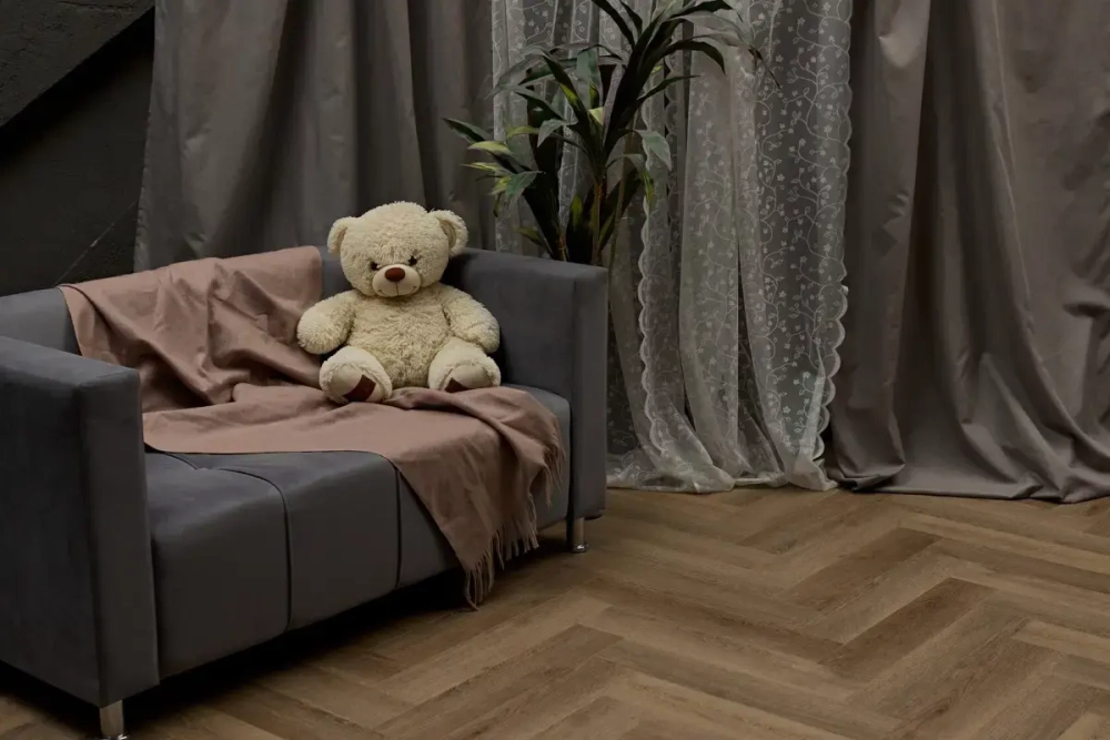 Кварц-винил SPC Steinholz Herringbone 4,5 мм Брегенц 1.14688 м2