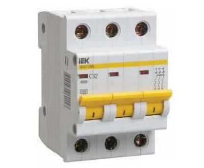3шт. IEK KARAT Автоматический выключатель ВА47-29 1Р 50А 4,5кА х-ка D, MVA20-1-050-D