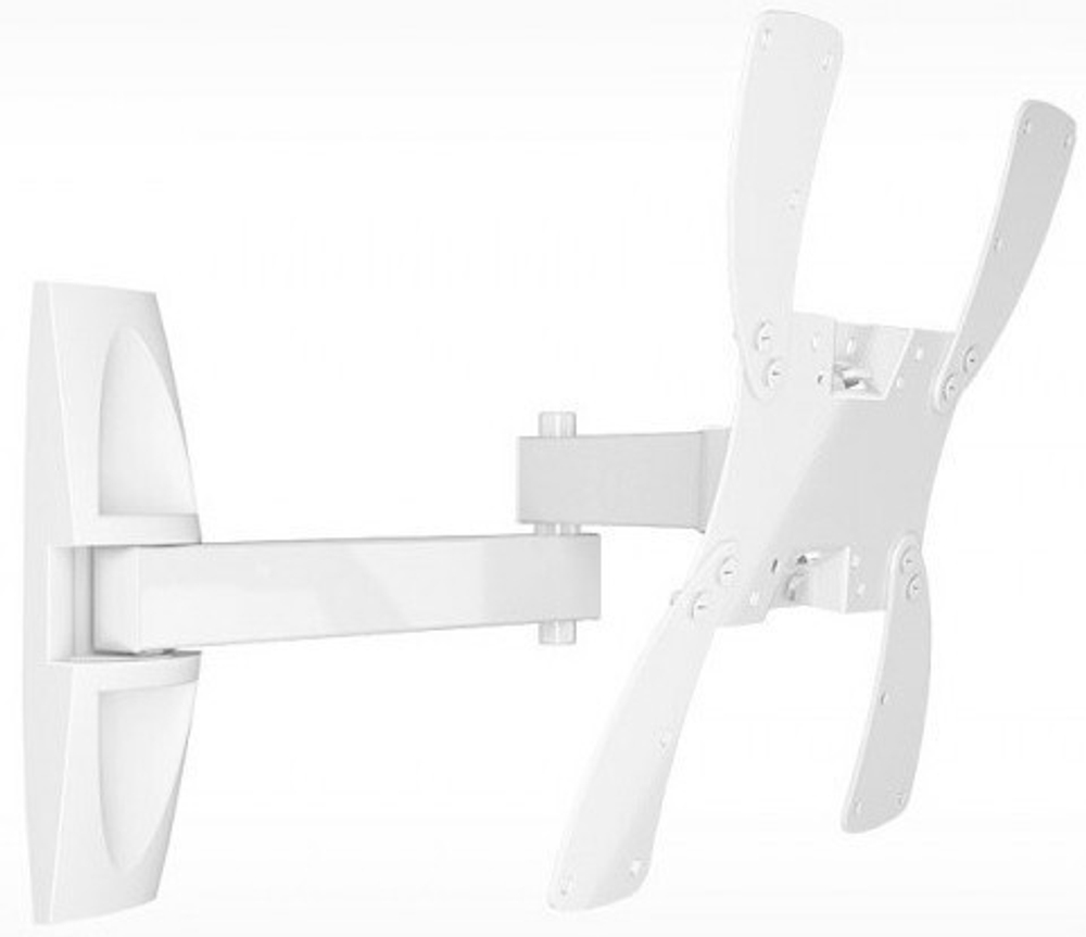Кронштейн для телевизора Holder LCDS-5046 белый 22;-42; макс.30кг настенный поворо (плохая упаковка)