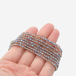 Шпинель синтетическая с эффектом иризации "Лабрадор", 3мм, шар, микроогранка