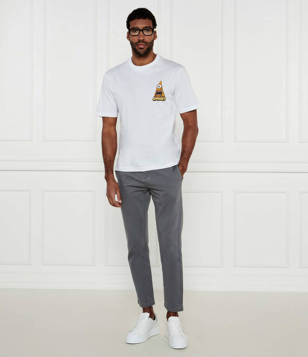 Брюки David251D HUGO - пепельный(50533851)