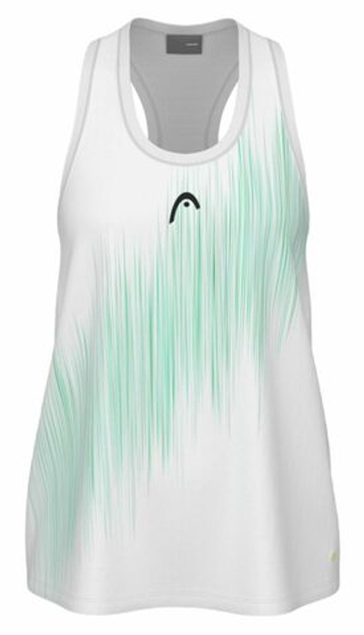 Футболка для девочки теннисная Head Girls Vision Agility Tank Top - candy green/performance print