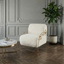 Кресло Нимфея Молоко Айвори