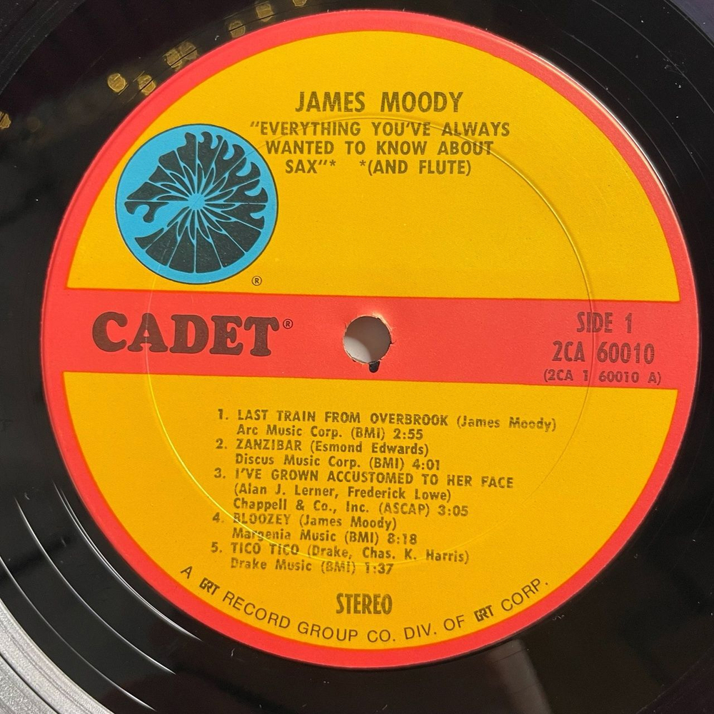 Винтажная виниловая пластинка LP James Moody Everything You've Always Wanted To Know About Sax (And Flute) (USA 1973)