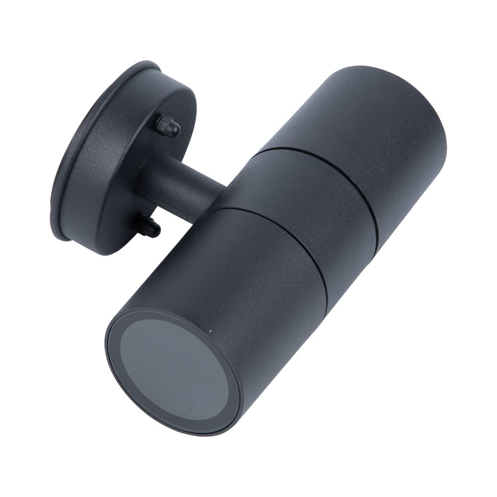 UUL-S22D-2x35W-GU10 IP65 BLACK Светильник уличный. под две лампы GU10. Архитектурный накладной. Корпус черный. TM Uniel