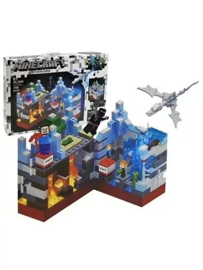 Конструктор Майнкрафт Битва за крепость 340 деталей/10000