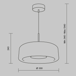 Подвесной светильник Maytoni MOD127PL-L6AM