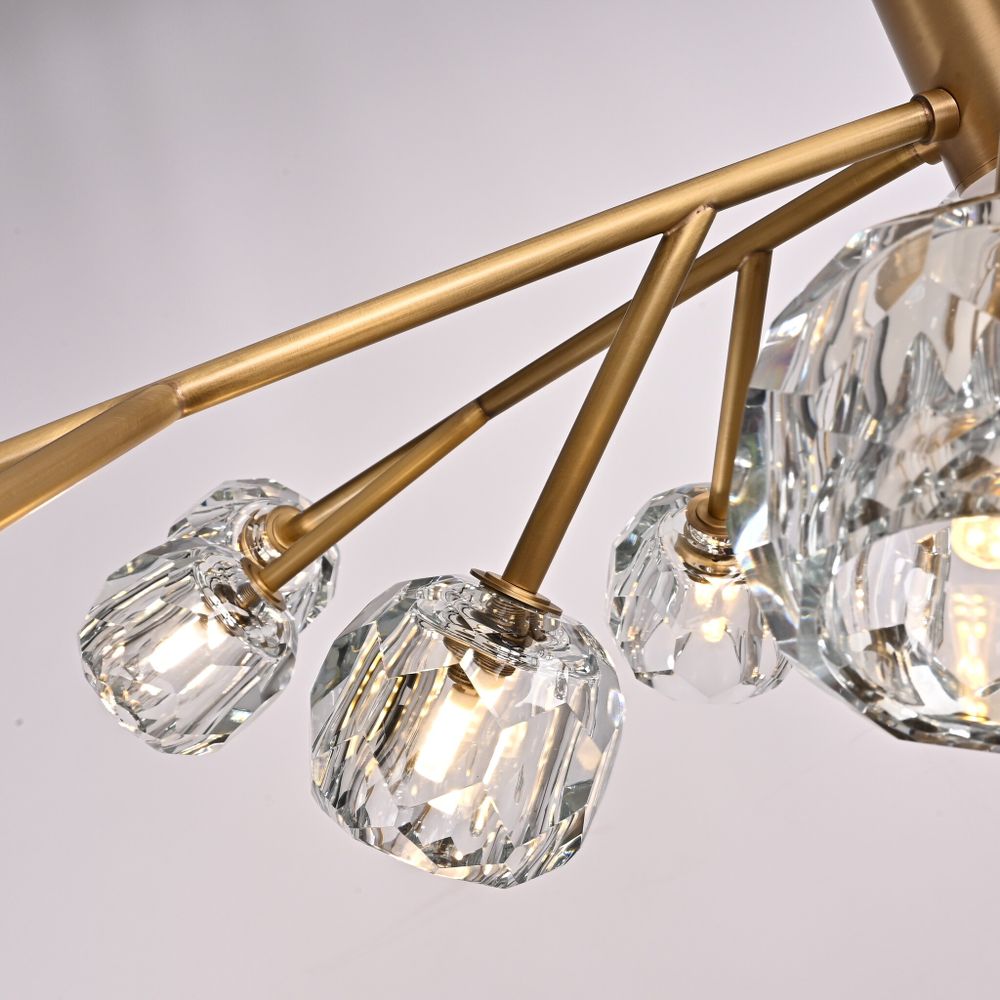 Люстра На Штанге Boule De Cristal Round Chandelier 18 By Imperiumloft