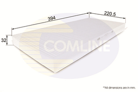 COMLINE - EKF250-CML - Filter, vazduh unutrasnjeg prostora