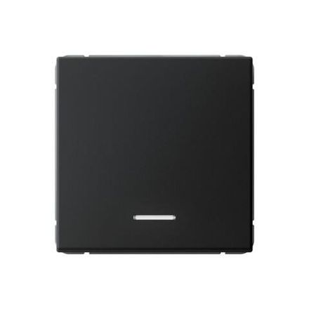 Выключатель 1-кл. ArtGallery (сх. 1а) 10AX с подсветкой механизм карбон SE GAL001013