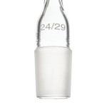 Керн 24/29 с изогнутым отводом 10 мм, 90°, с краном PTFE