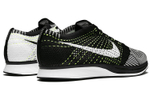 Кроссовки Nike Flyknit Racer Black White Volt