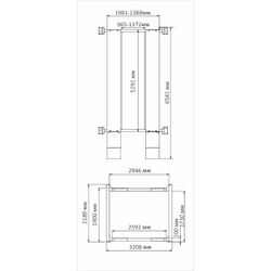 A465 (PEAK 414) Подъемник четырехстоечный, 6,5 т. для слесарных работ
