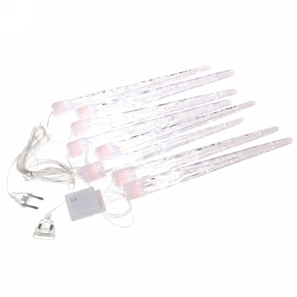 Гирлянда для дома 2,5 м*20 см 24 лампы LED «Сосулька», Мультицвет (8 шт), 8 режимов