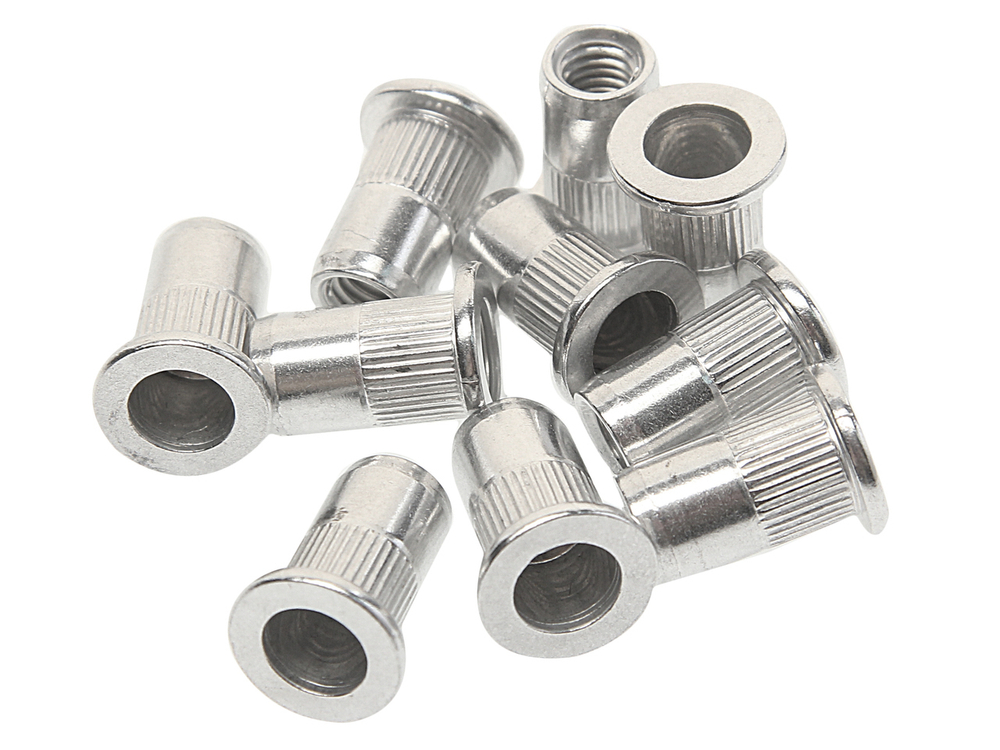 Заклепка резьбовая M6х1мм алюминиевая 10шт. JTC