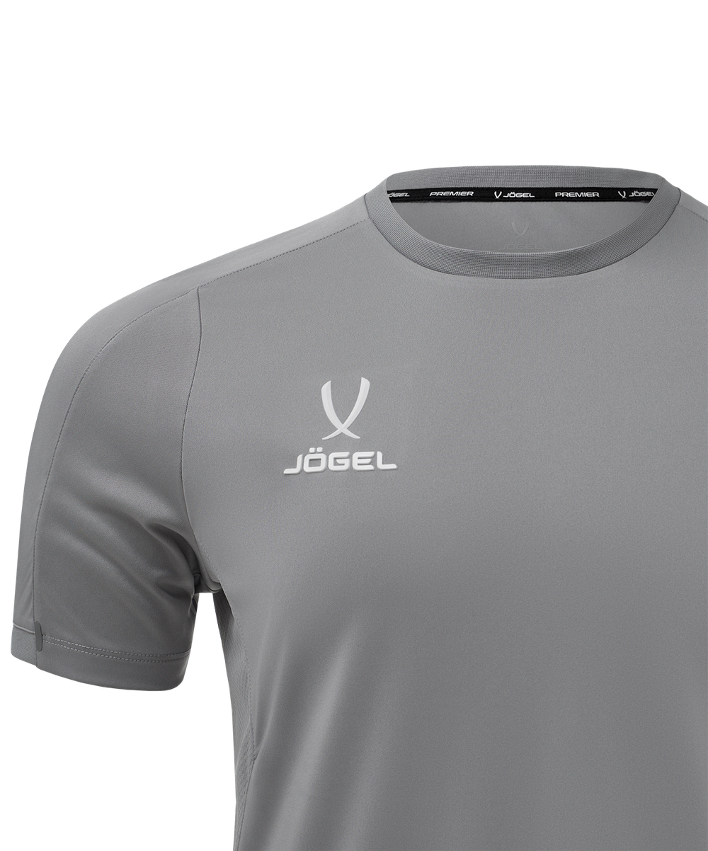 Футболка тренировочная JÖGEL PREMIER PerFormDRY Training Poly Tee, серый