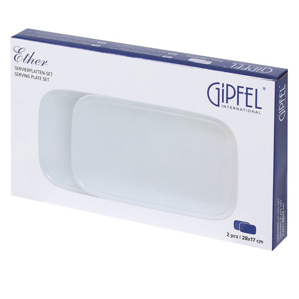 Набор тарелок сервировочных Gipfel Ether 52218 28х17 см