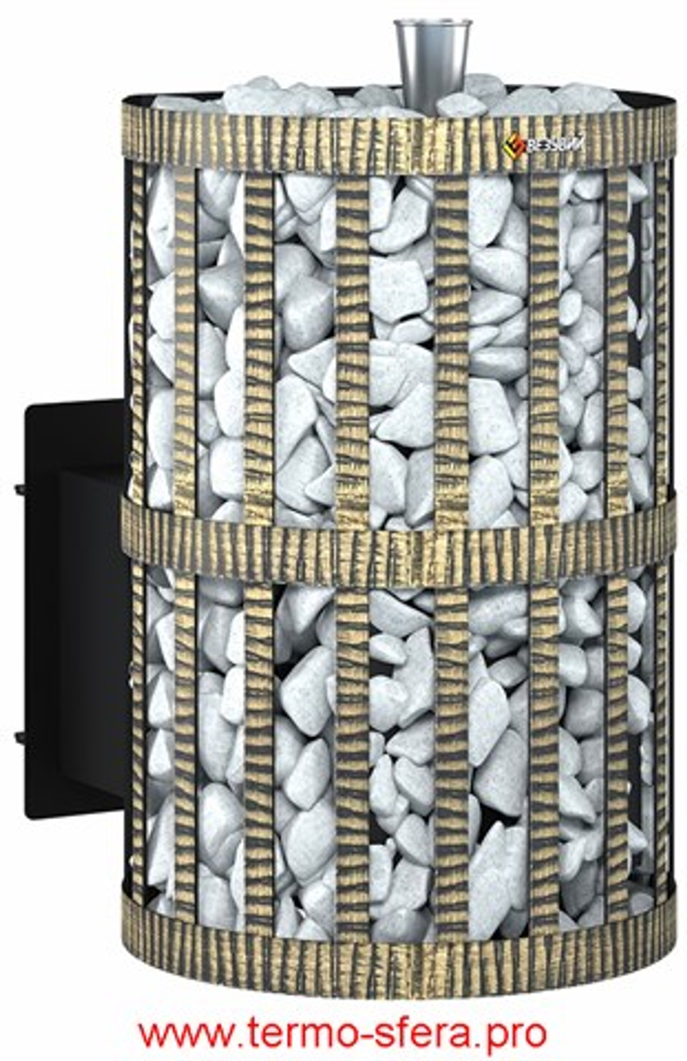 Печь ВЕЗУВИЙ Скиф Парогенератор Ковка (210) "М"