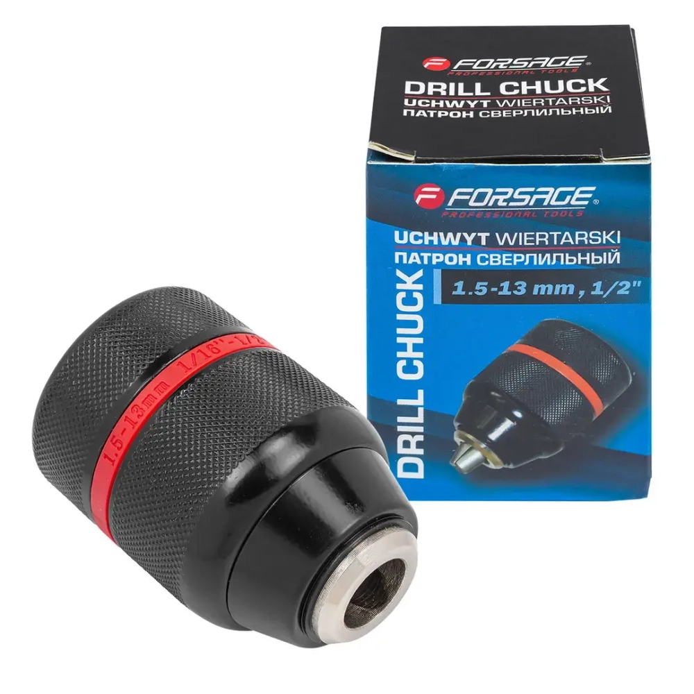 Патрон цанговый для дрели (1.5-13мм, 1/2'') Forsage F-G00500
