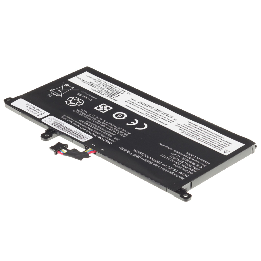 Аккумулятор iBatt 2000mAh для ноутбука Lenovo ThinkPad T570, T580 (00UR891)