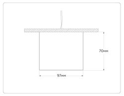 Ambrella Накладной точечный светильник GX53 GX Standard tech TN52885