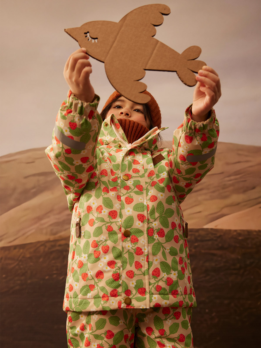 ПРЕДЗАКАЗ Куртка утеплённая демисезонная Mjölk Strawberry, утеплитель 120гр/м2