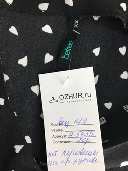 Платье Befree с сердечками, маркировка XS, визуально 42 размер