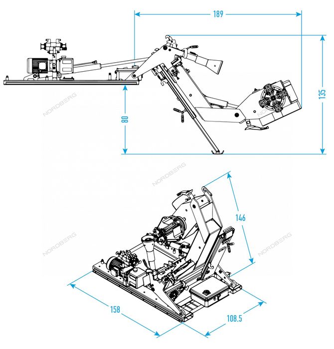 NORDBERG (46TRKEM) Станок шиномонтажный мобильный для грузовых авто