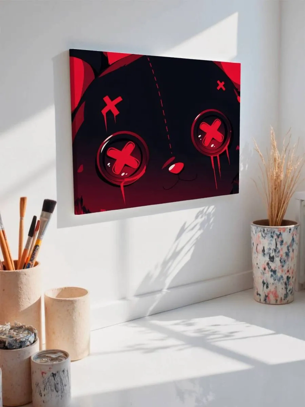 Картина на стену 40 X 50 Мишка зомби