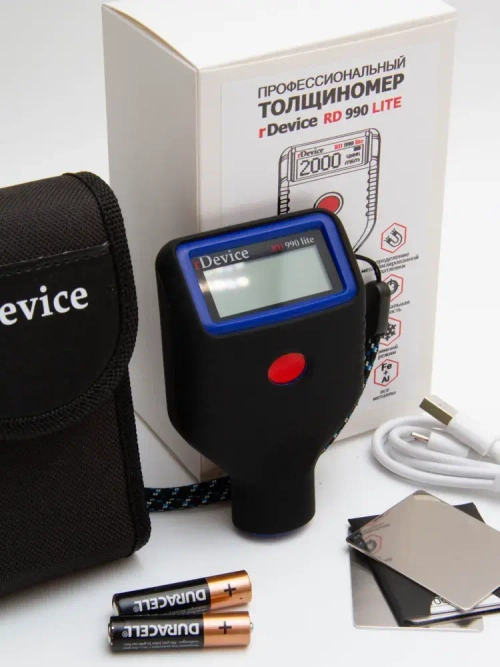 Толщиномер RDevice RD 990 Lite с чехлами